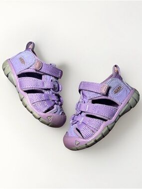 KEEN Kids' Purple Sandals Infant Size 5 Newport Waterproof Summer Shoes